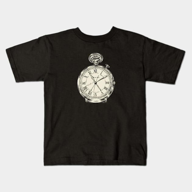 A classic Pocket watch Kids T-Shirt by design/you/love